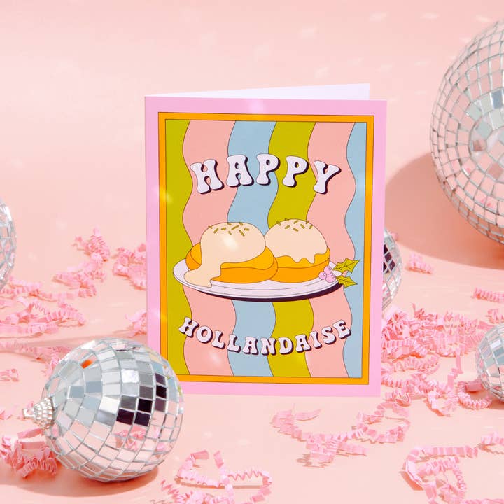 Party Mountain Paper co. - Wholesale Christmas Card - Happy Hollandaise | Last Chance