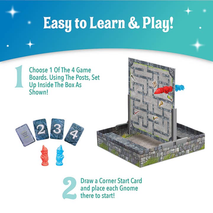 MindWare & Peaceable Kingdom - Wholesale Board Game - Gnomes At Night