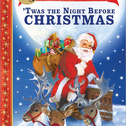 Sourcebooks - Wholesale Book - Adult - 'Twas the Night Before Christmas Personalized Book with Stickers