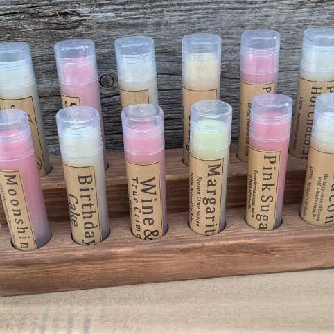 Urbanfarmergirls - Wholesale Lip Balm - Wooden Lip Balm Counter Top Display5