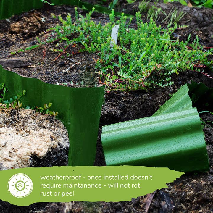 Jara Trading - Wholesale Garden tool - Green Plastic Garden Lawn Edging Fence6