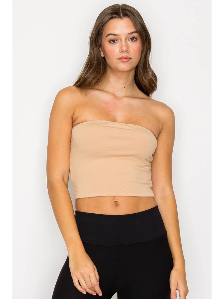 Vanilla Monkey – wholesale Stickad topp - Dam – Dubbel lager tubtopp3