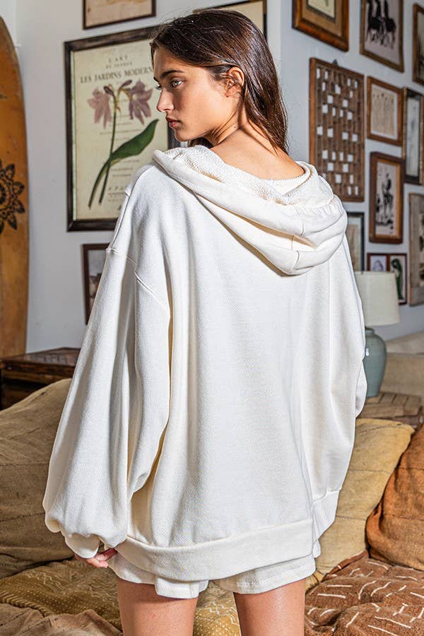 BUCKETLIST INC - Wholesale Hoodie - Women's - T1173A Zip-up French Terry Pullover Hoodie Jacket14