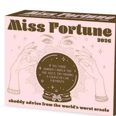 Miss Fortune: El Peor Consejo de Todos los Tiempos Calendario Diario en Caja para venta al por mayor de Willow Creek Press & Gifts