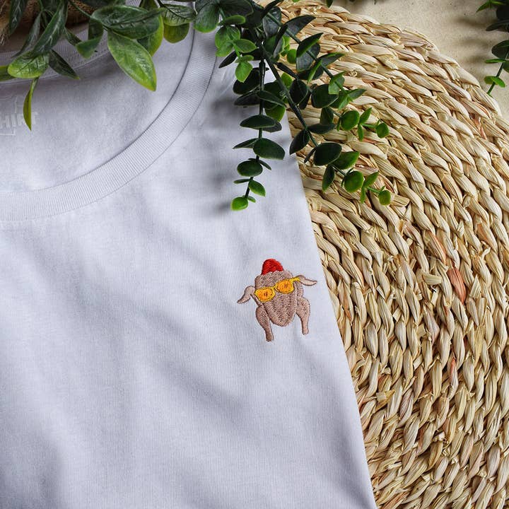 Embroidered T-shirt - Thanksgiving for wholesale by Juste un t-shirt