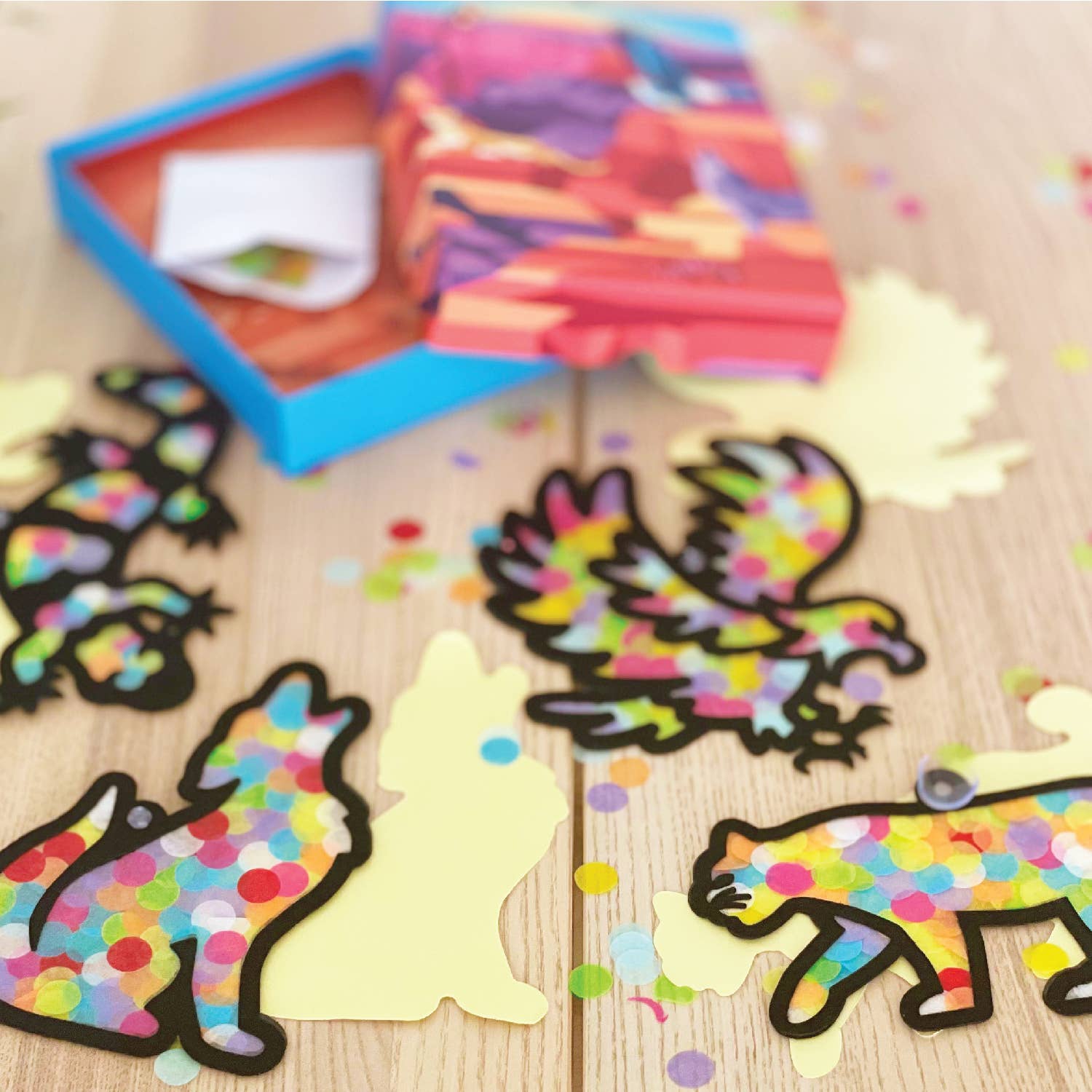 BOX CANDIY® - Wholesale DIY Craft Kit - Kids - Grand Canyon Wildlife Light Catchers5