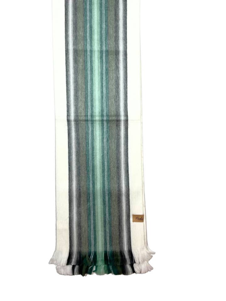 Sea Foam Alpaca Scarf for wholesale by Meraki Movement