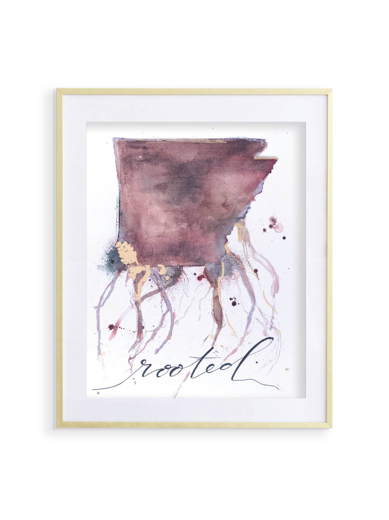 Whitney Winkler - Vente Affiche d'art - Arkansas imprimé enraciné