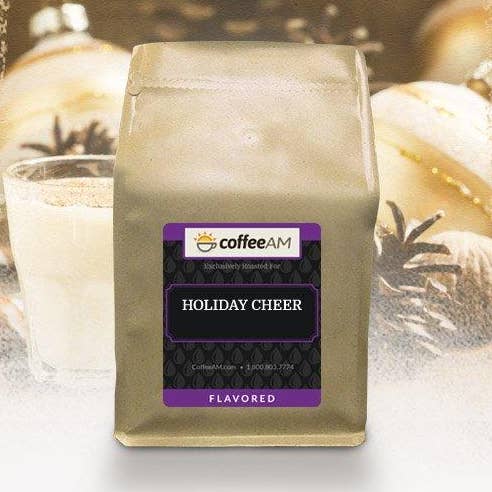 Holiday Cheer Flavored Coffee for wholesale by CoffeeAM