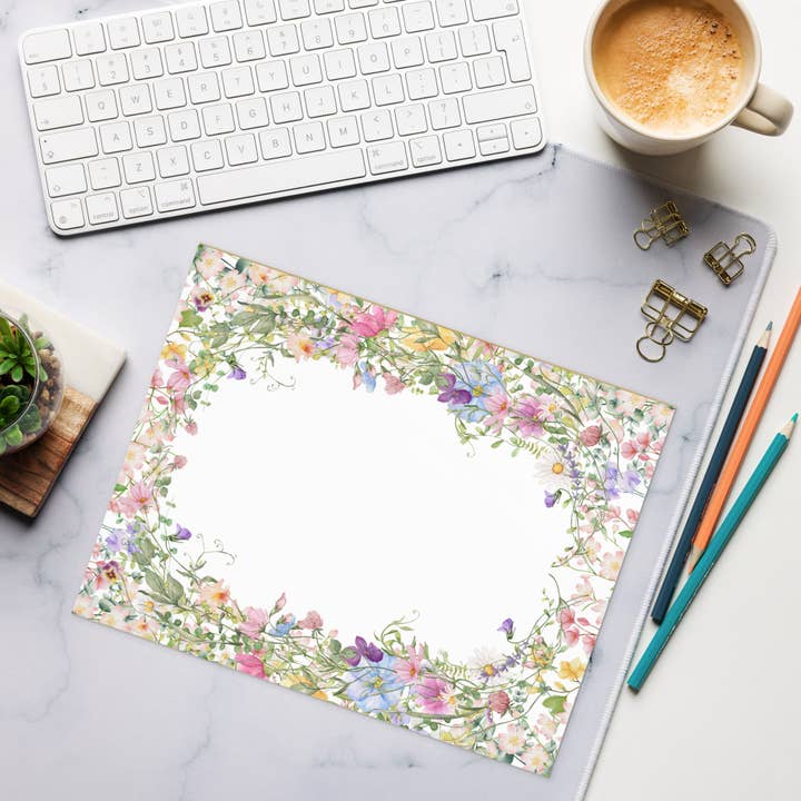 Floral Garden Notepads for wholesale by Wishbrush