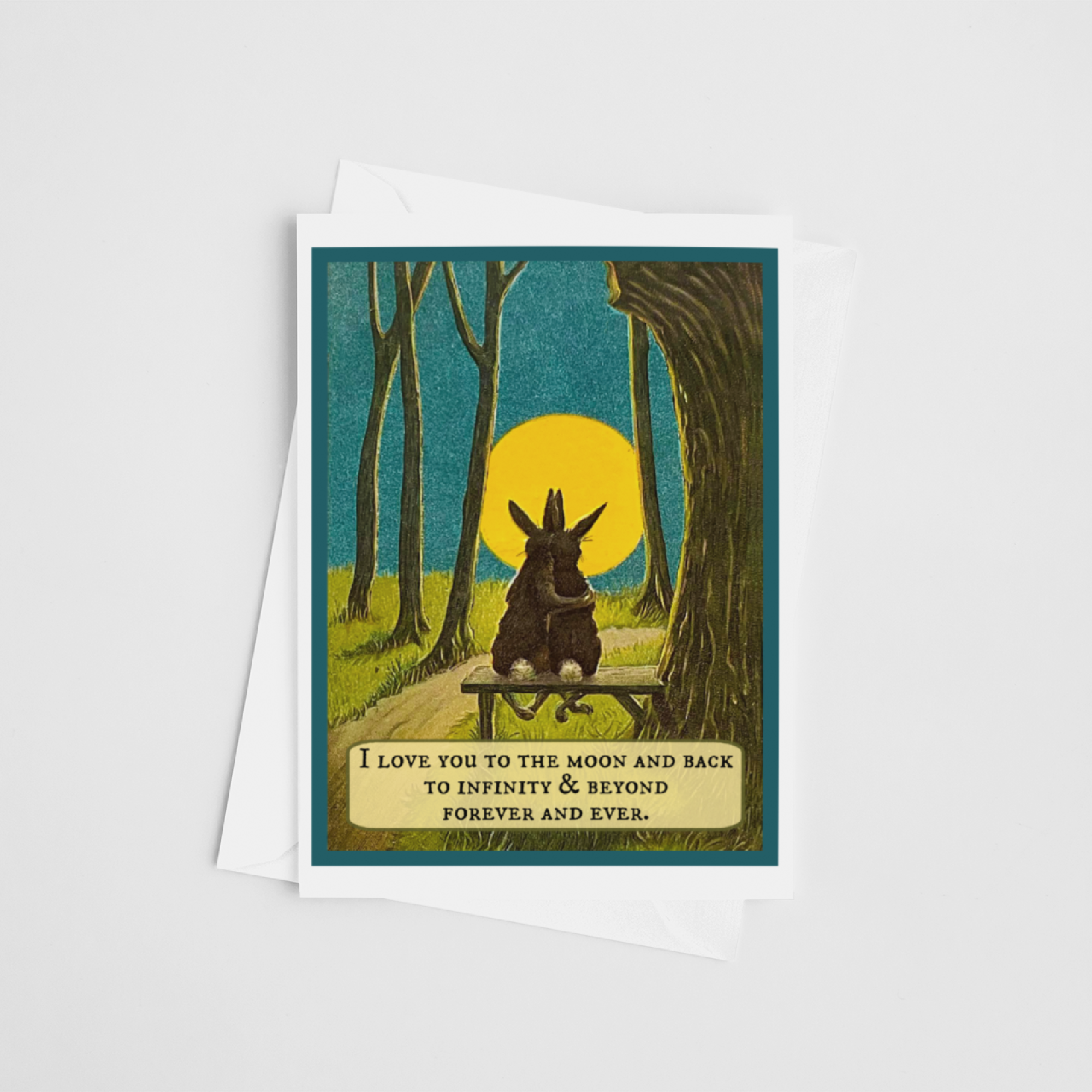 Cheerful Whimsies – wholesale Love card – Greeting Card. I Love You To The Moon And Back To Infinity..4