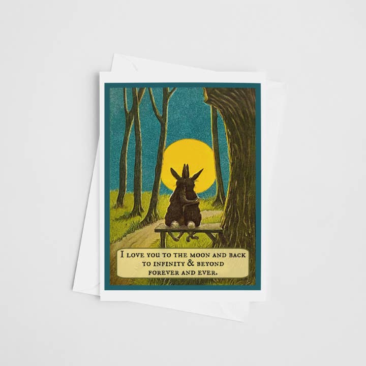 Cheerful Whimsies – wholesale Love card – Greeting Card. I Love You To The Moon And Back To Infinity..4