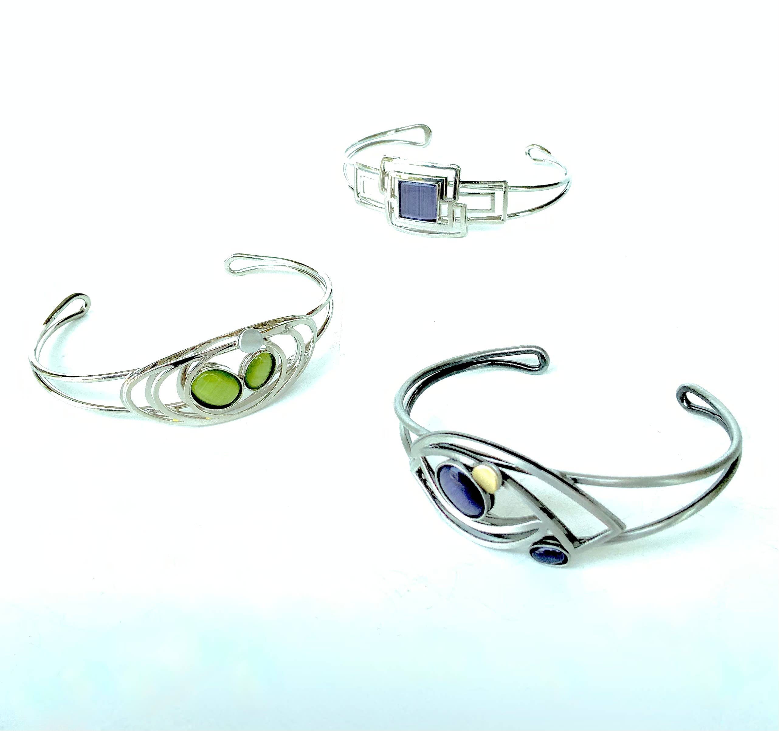 Christophe Poly / Crono Design - Vente Bracelet manchette - BRACELETS (B) - Manchette en fil en tailles 1 et 2, toutes deux ajustables39