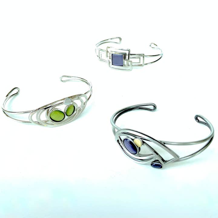 Christophe Poly / Crono Design - Vente Bracelet manchette - BRACELETS (B) - Manchette en fil en tailles 1 et 2, toutes deux ajustables39