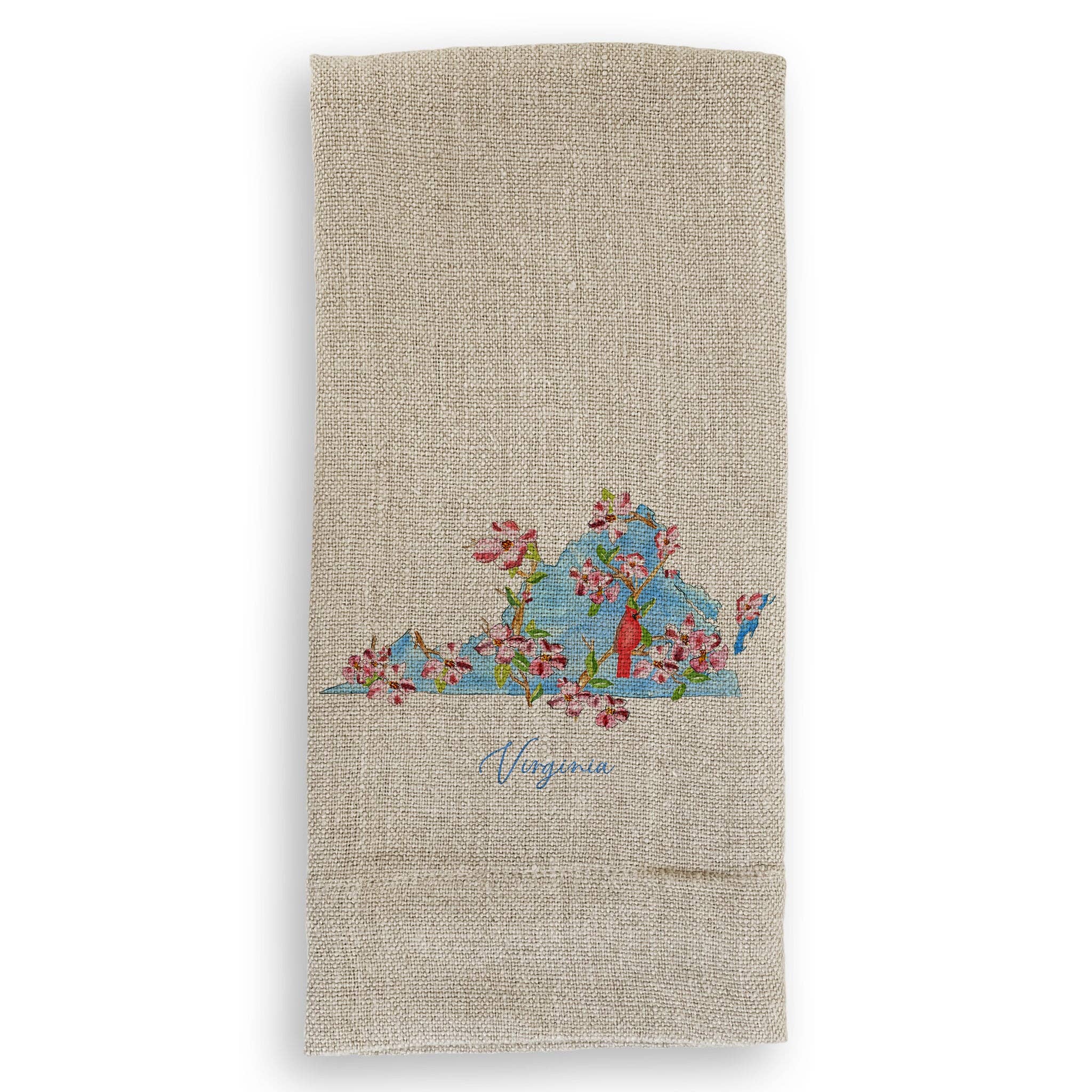 French Graffiti - Wholesale Tea Towel - Floral Virginia1
