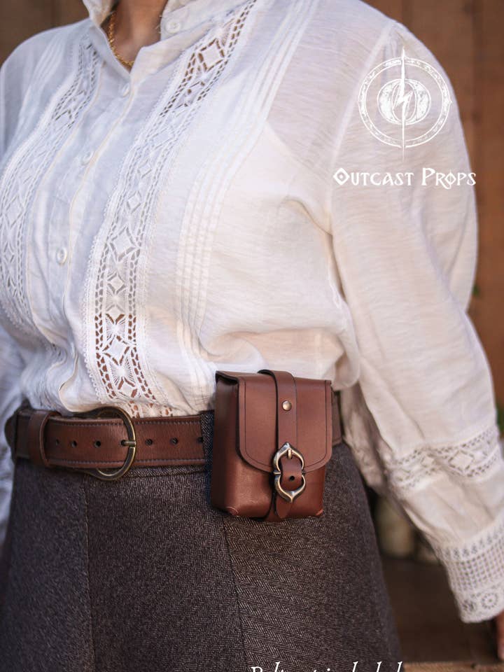 Bolsa pequeña de cuero para tabaco para venta al por mayor de Outcast Props