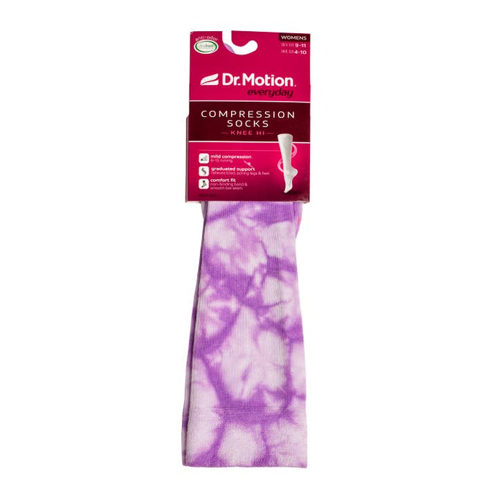 Dr. Motion - Wholesale Socks - Women's - Tie Dye | Knee-High Compression Socks For Women8