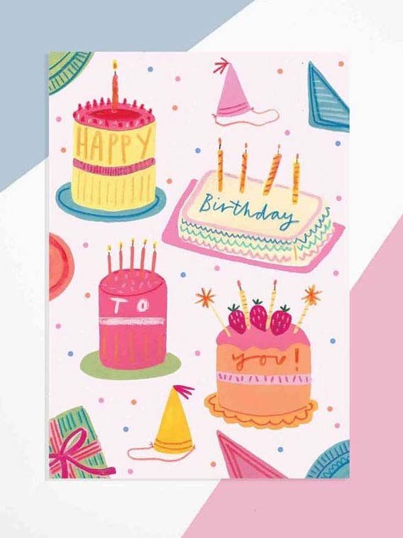 födelsedagstårtor för wholesale av Stella Isaac Illustration