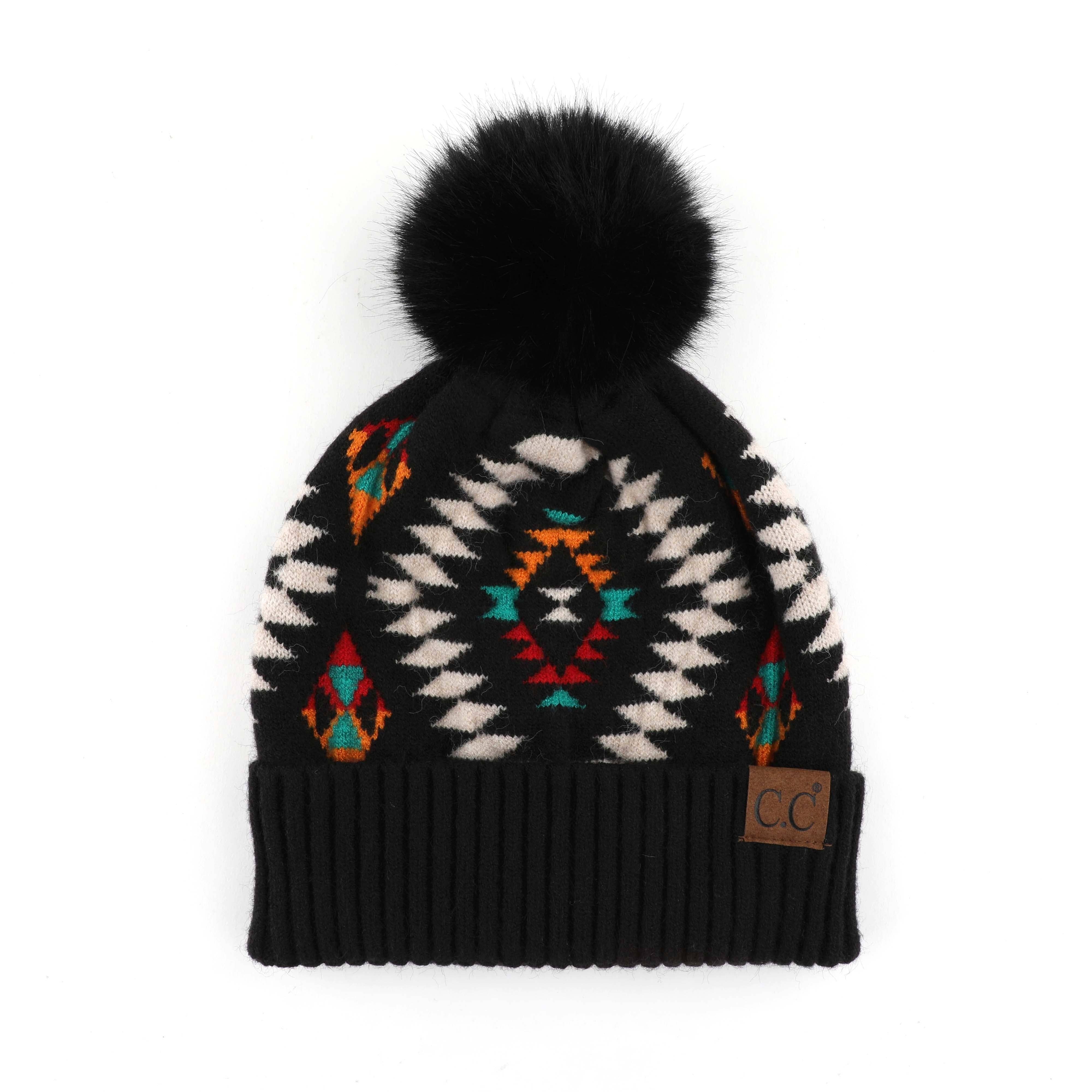 Truly Contagious - Wholesale Beanie - Women's - CC Southwest Print Beanie ( HAT-3001 )15