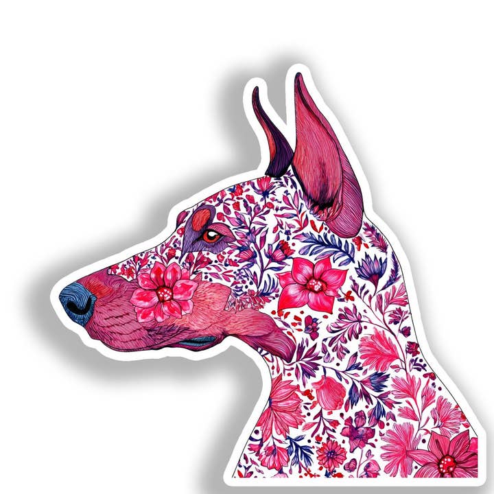 Doberman Pnscher Dog Decal Sticker # A019646 for wholesale by Yoonek Graphics