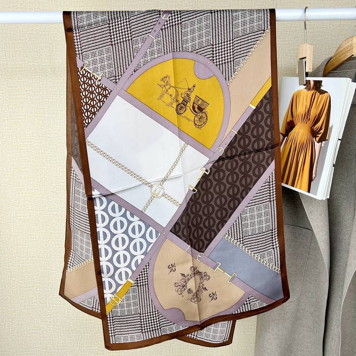 Marayn - Wholesale Scarf - Women's - Mulberry Silk Scarf Floral Elegance for Every Occasion24