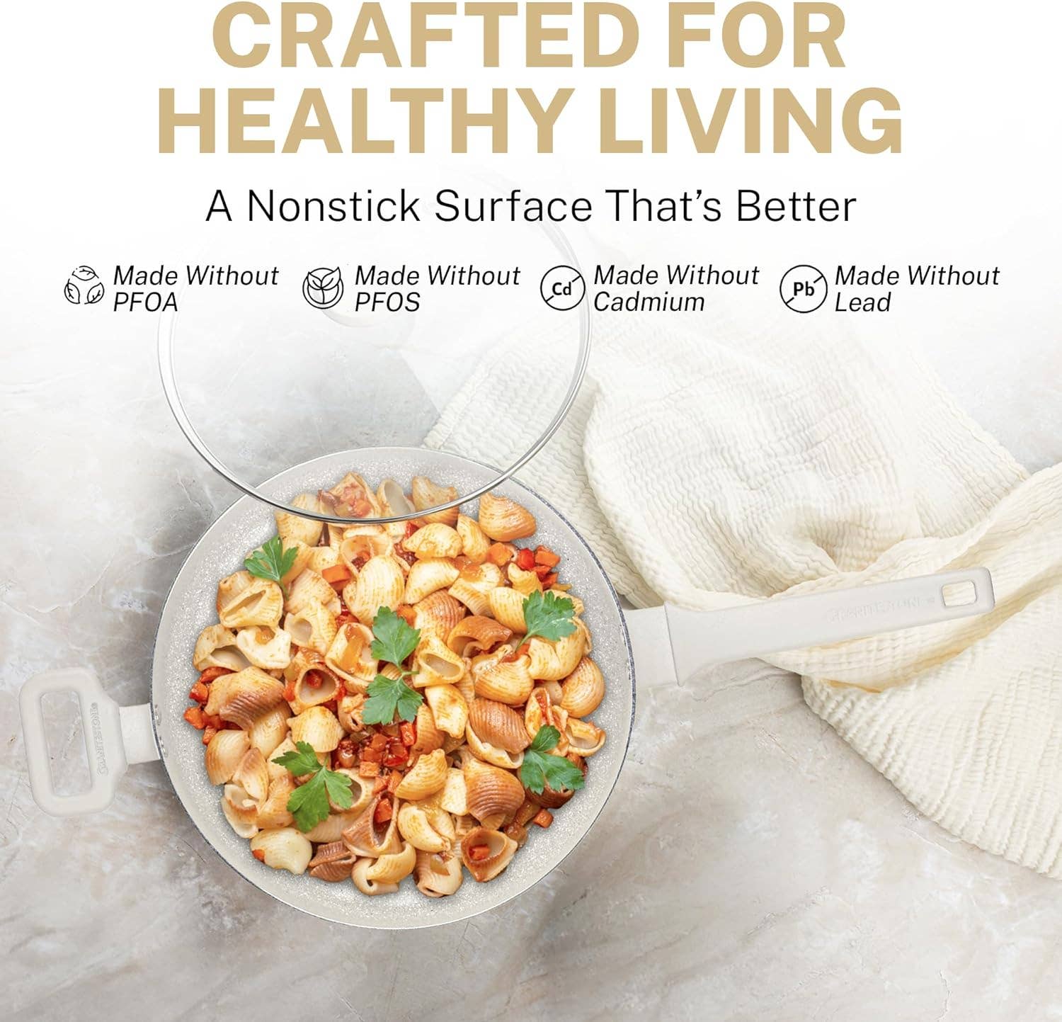 Gotham Steel/Granitestone - Wholesale Cooking Pot - Granitestone Diamond Desert Collection 4 QT Saute Pan5