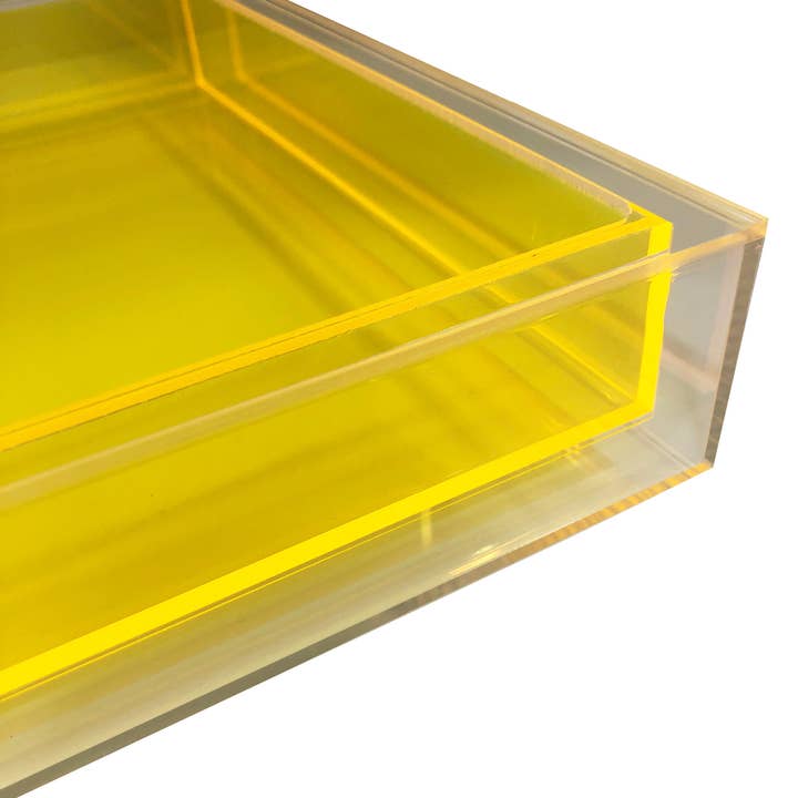 Decorium Living - Wholesale Decorative Tray - ENCASED LUCITE TRAY5