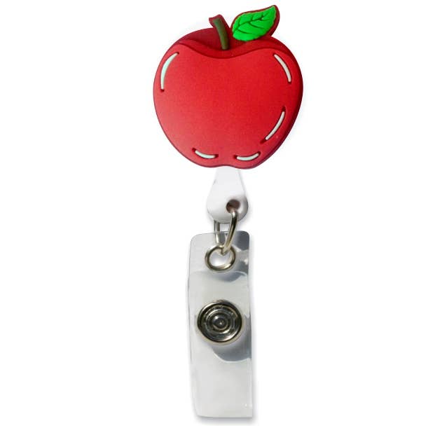 porta-crachá de borracha Apple por atacado de Smart Charms