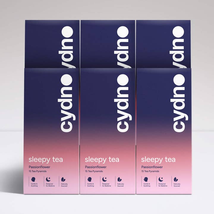 Sleepy Tea 3 Pack | Passionflower| Plastic-Free Pyramid Bags for wholesale by Cydno