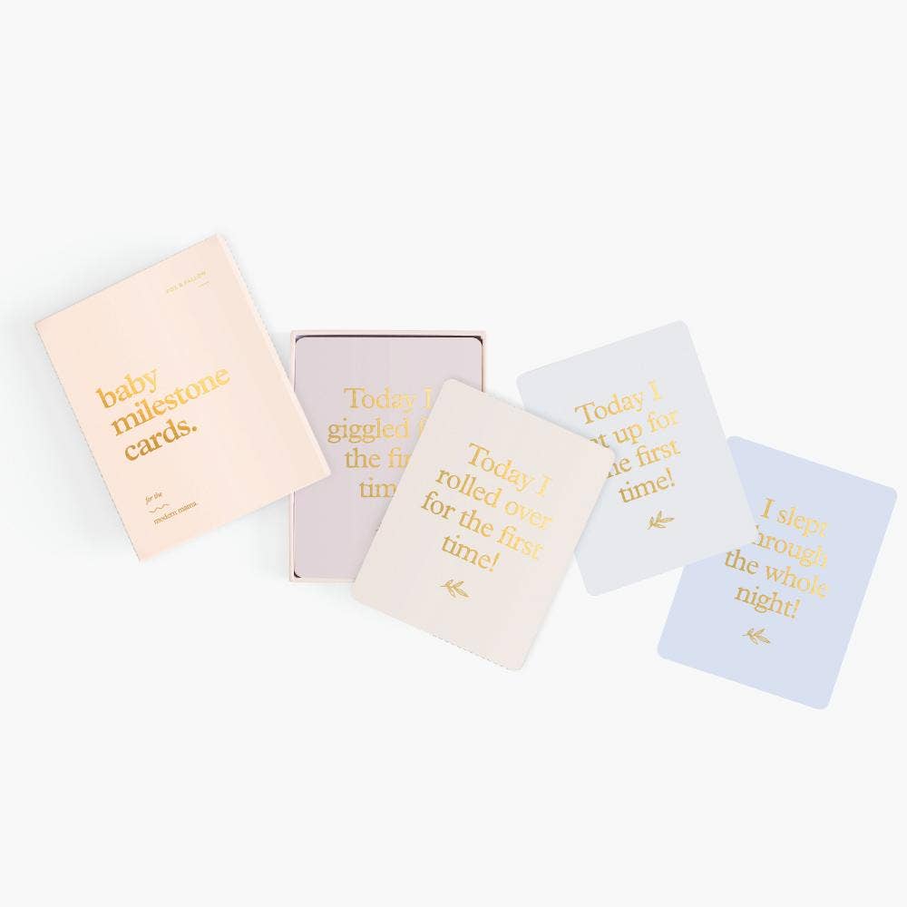 Fox & Fallow - Wholesale Milestone art/keepsake – Child & baby - Baby Milestone Cards12