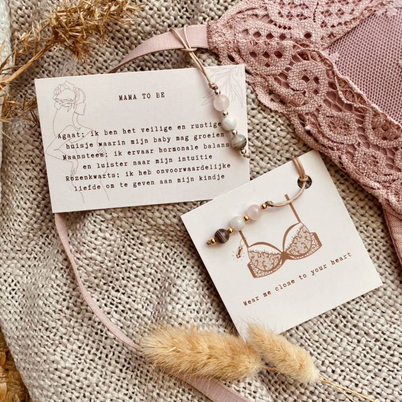 Typisch Shanna - Wholesale Beaded/Pearl Necklace - BH Pendant - Mama to be0