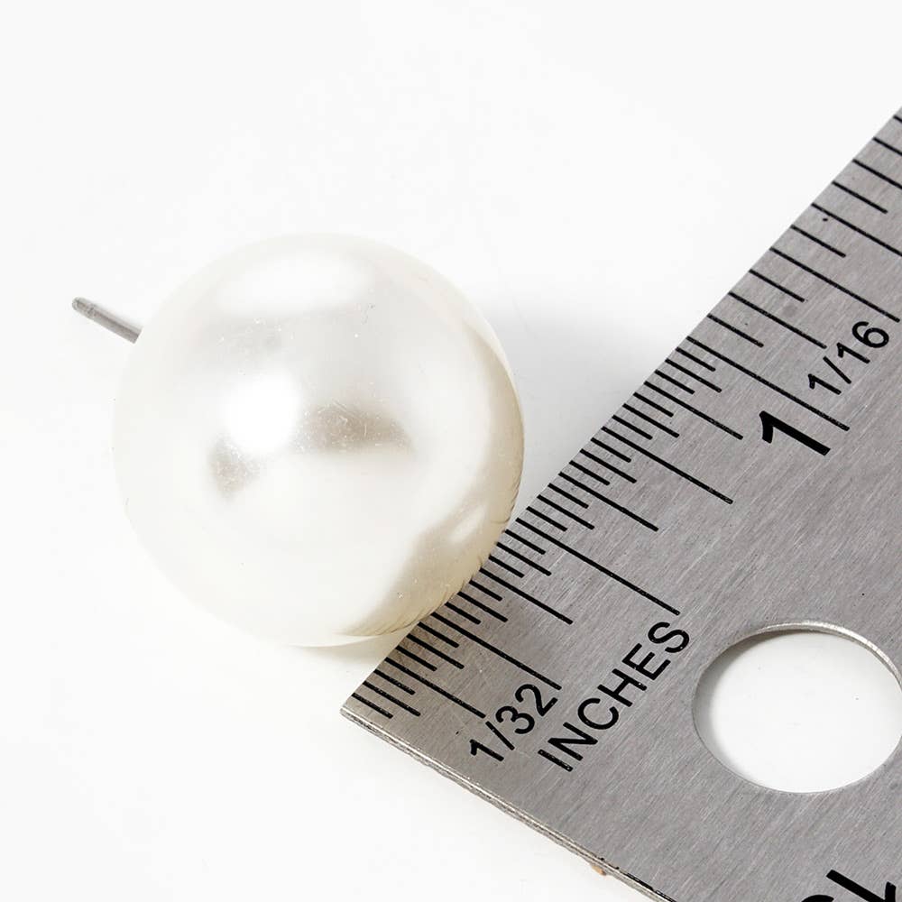 Sensibling Corp. - Venta al por mayor Pendientes de botón/aretes de poste - Pendientes con forma de bola de perlas
3