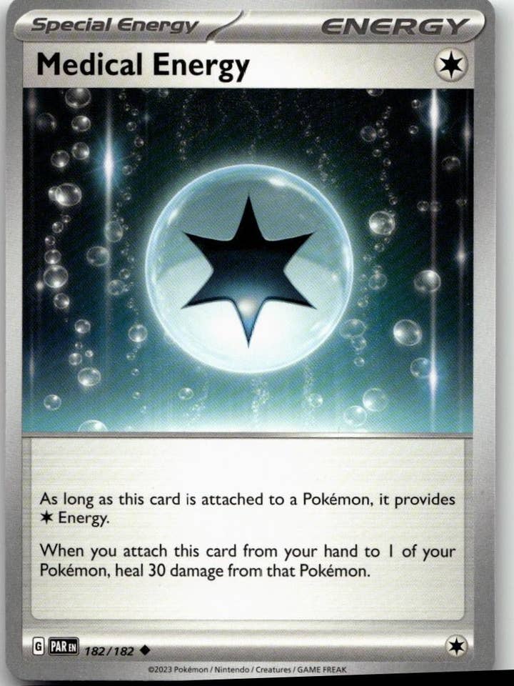 Pokémon SV04: Grieta Paradoja - Energía Médica #182/182 para venta al por mayor de Chronic Cards