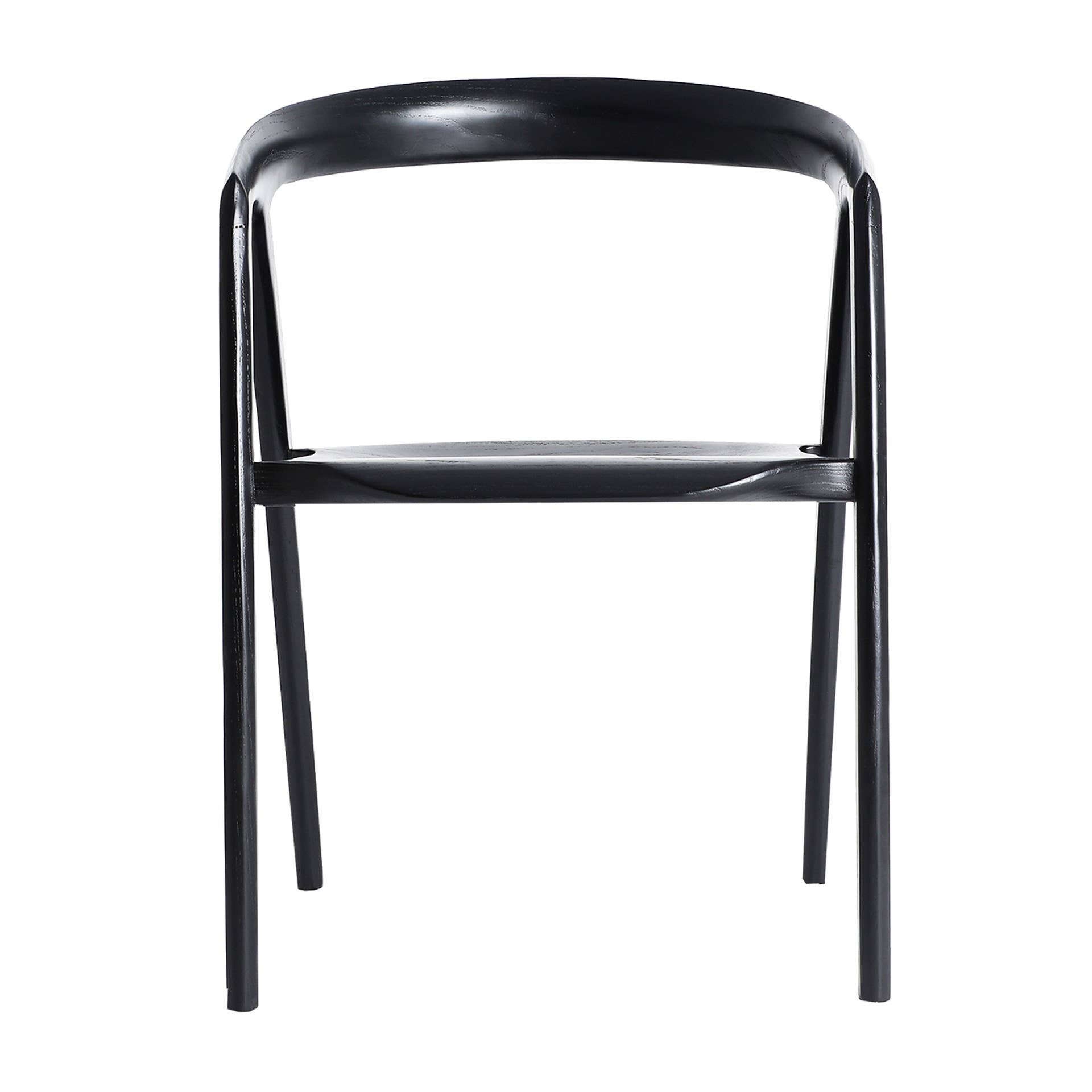 Kodu - Wholesale Chair - Black elm wood chair measuring 42x47x77cm1