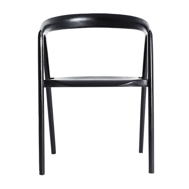 Kodu - Wholesale Chair - Black elm wood chair measuring 42x47x77cm1