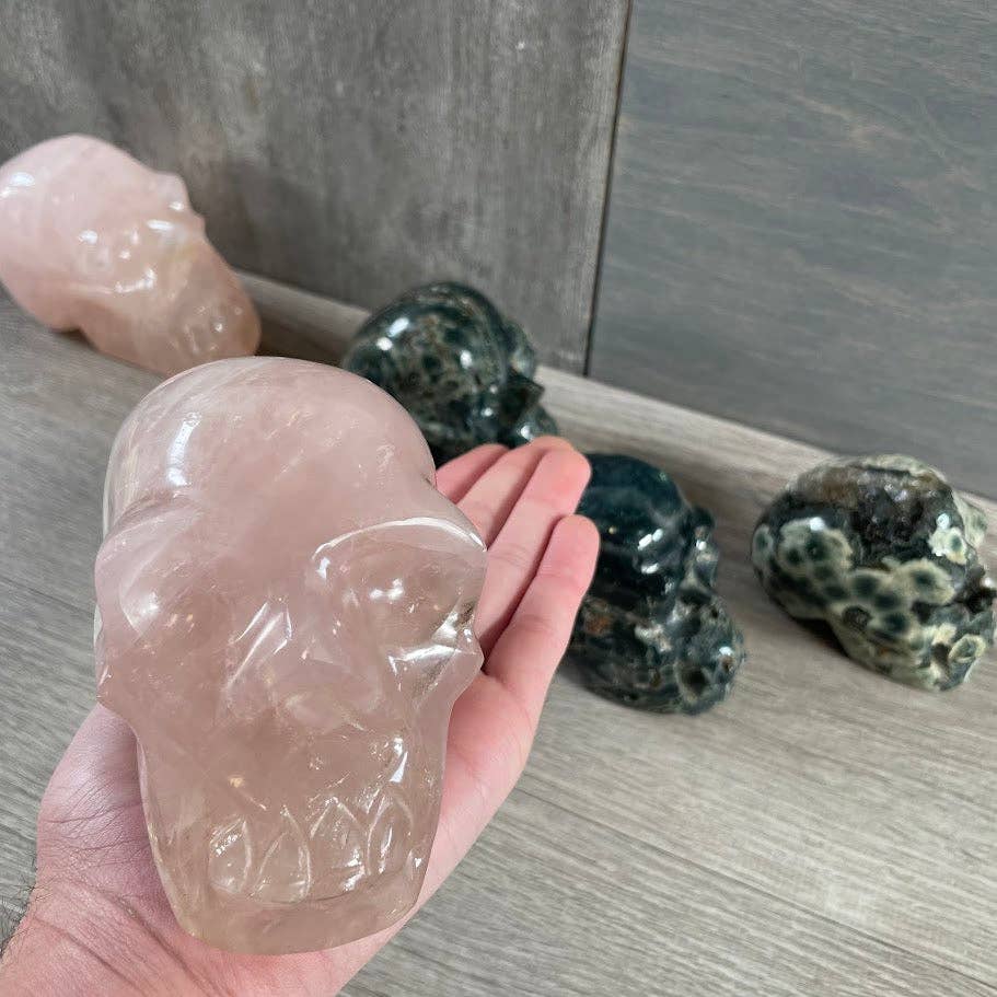 Keystone Crystals - Wholesale Spiritual Stone/Crystal - Assorted Crystal Skulls – Bulk Lot for Gift Shops119