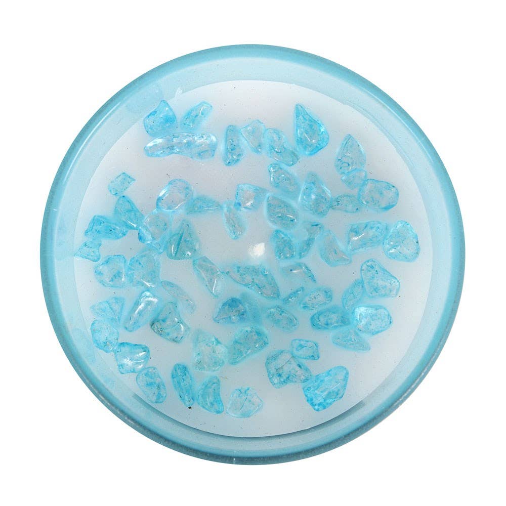 Pacific Trading - Venta al por mayor Velas en tarros - Vela de Arándano y Lapislázuli para el Chakra de la Garganta3