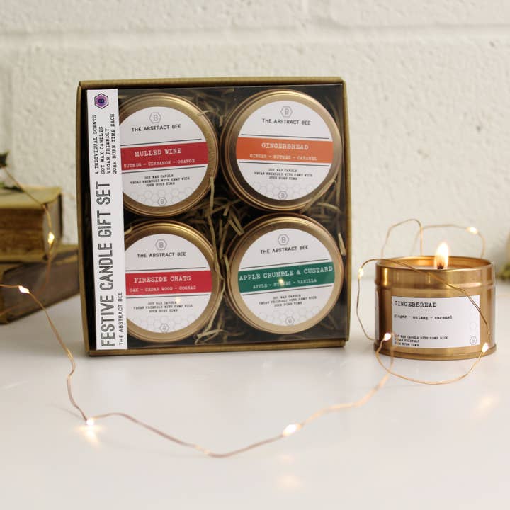 Christmas Candle Gift Set for wholesale by The Abstract Bee