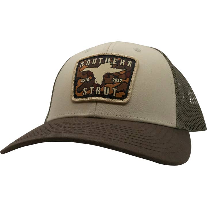 Southern Strut - Wholesale Trucker Hat - Unisex - Camo Duck Woven Patch Trucker Hat - Hand Selected $10 Hat!3