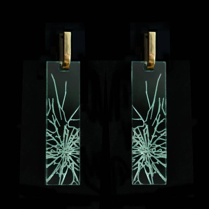 'Break the Glass Ceiling' Earrings - Leverbacks - 3 Lengths for wholesale by Bold Standard