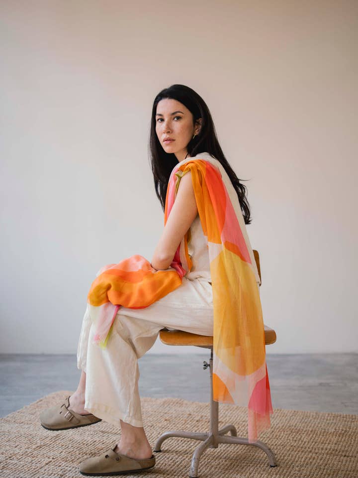 Lenço Bolha Rosa por atacado de Skandal