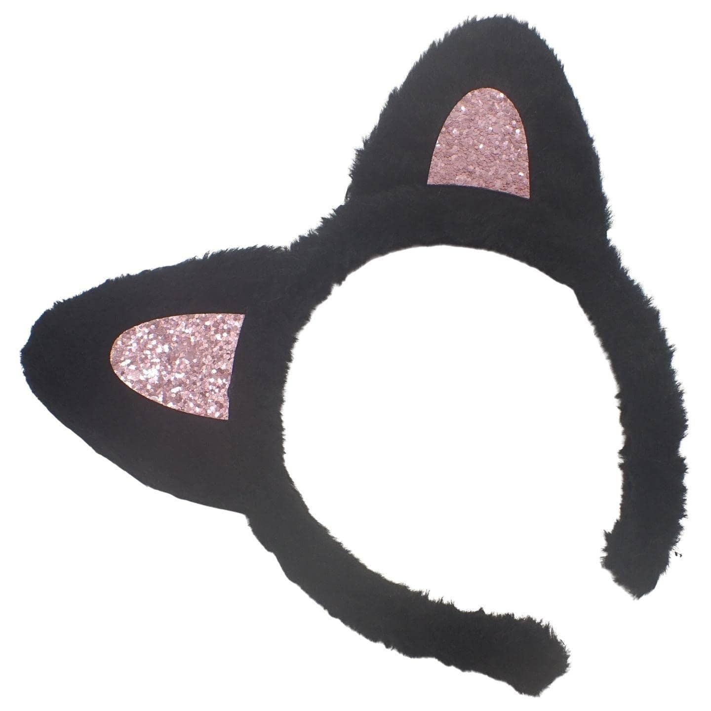 Topkids Accessories – wholesale Fashion Headband - Kids – Cat Ears for Kids & Adults, Black Cat Headband, Kids Dress Up, Cosplay Accessories, Animal Fancy Dress Costume, Fluffy Cat Ears, World Book Day Costume12