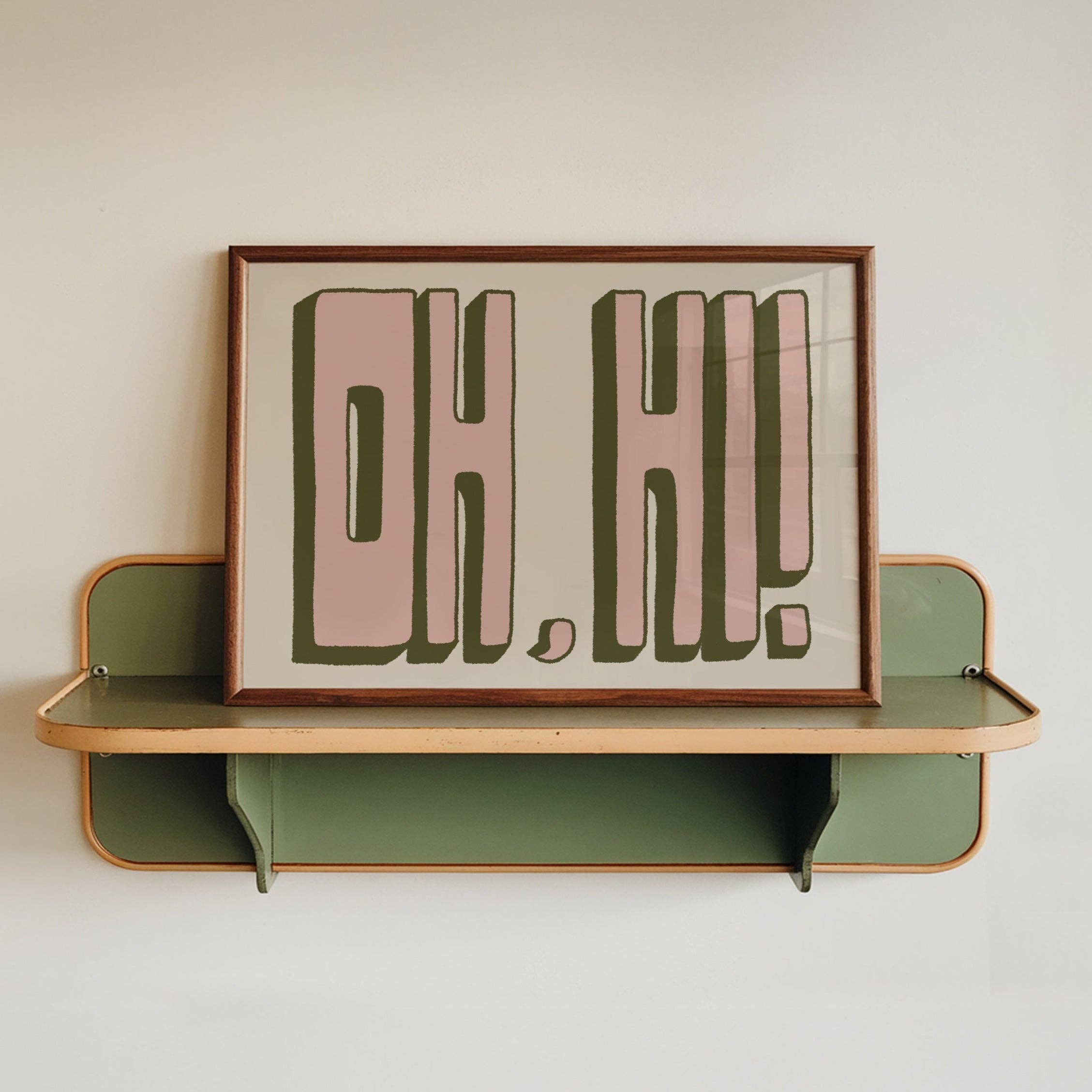 Lune Club - Vente Affiche d'art - Oh, salut l'impression0