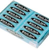 Long Island Candy Factory - Vendita all'ingrosso Gomme da masticare - Gomma Black Jack 20 Confezioni 5 Stecche per Vassoio