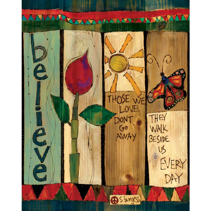 Studio M - Wholesale Garden/Lawn Stake - Believe 20" Art Pole2