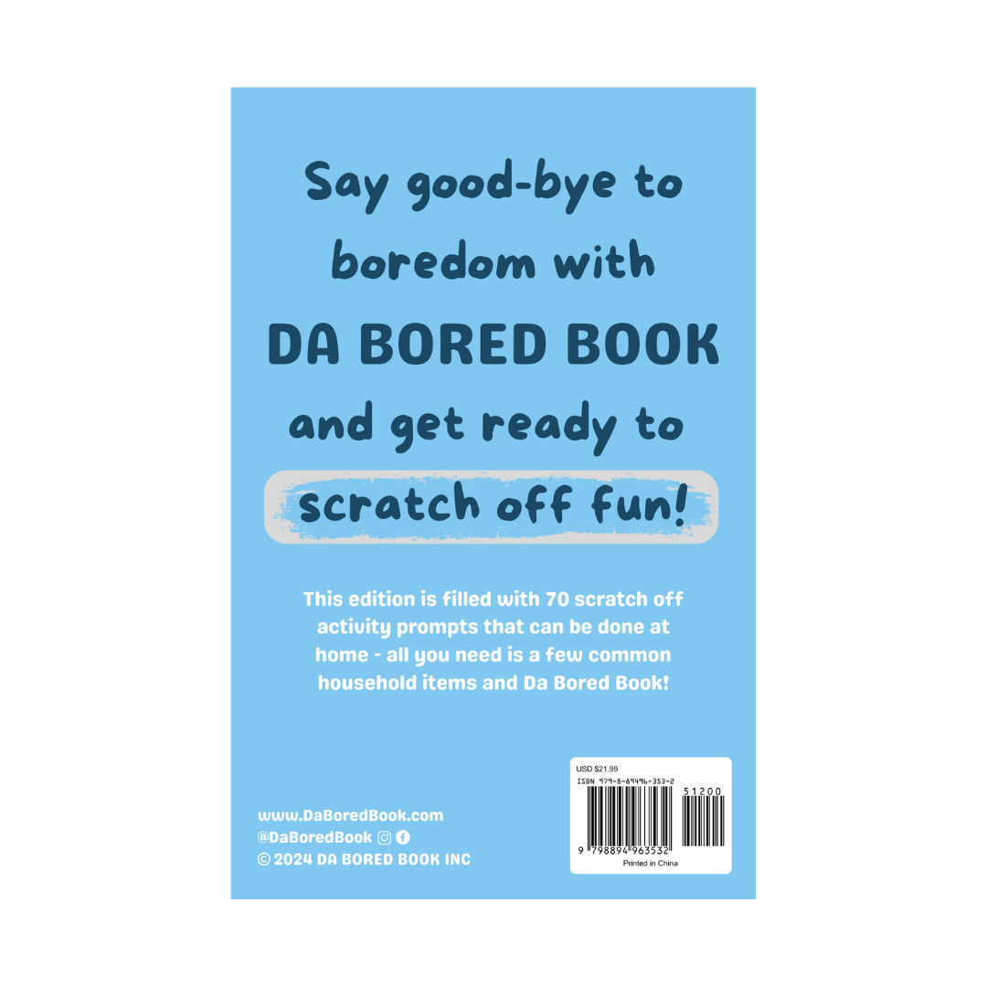 Da Bored Book - Wholesale Coloring & Activity Book - Kids & Baby - Da Bored Book - Scratch Off Activity Book (Gift for kids)8