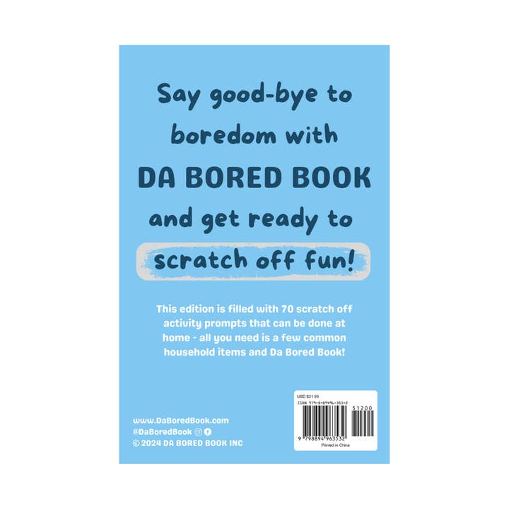Da Bored Book - Wholesale Coloring & Activity Book - Kids & Baby - Da Bored Book - Scratch Off Activity Book (Gift for kids)8