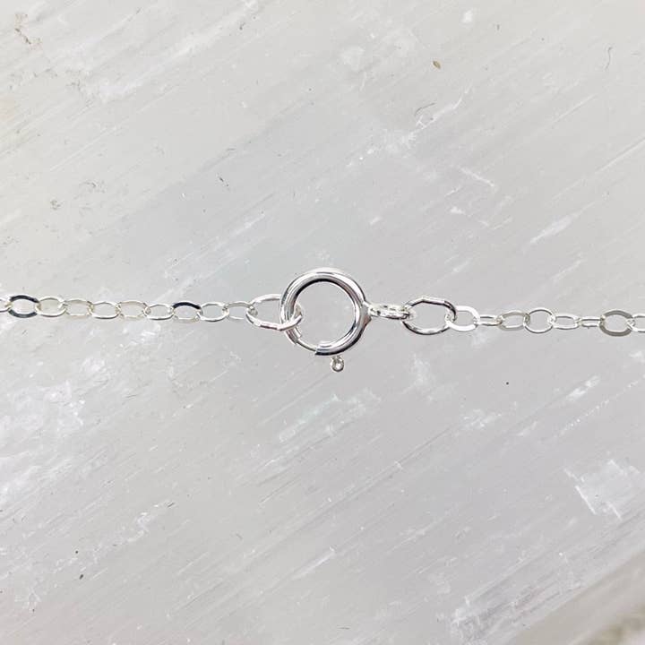 Rock Paradise – wholesale Hänge-/berlockhalsband – Akvamarin kristall halsband Sterling Silver
