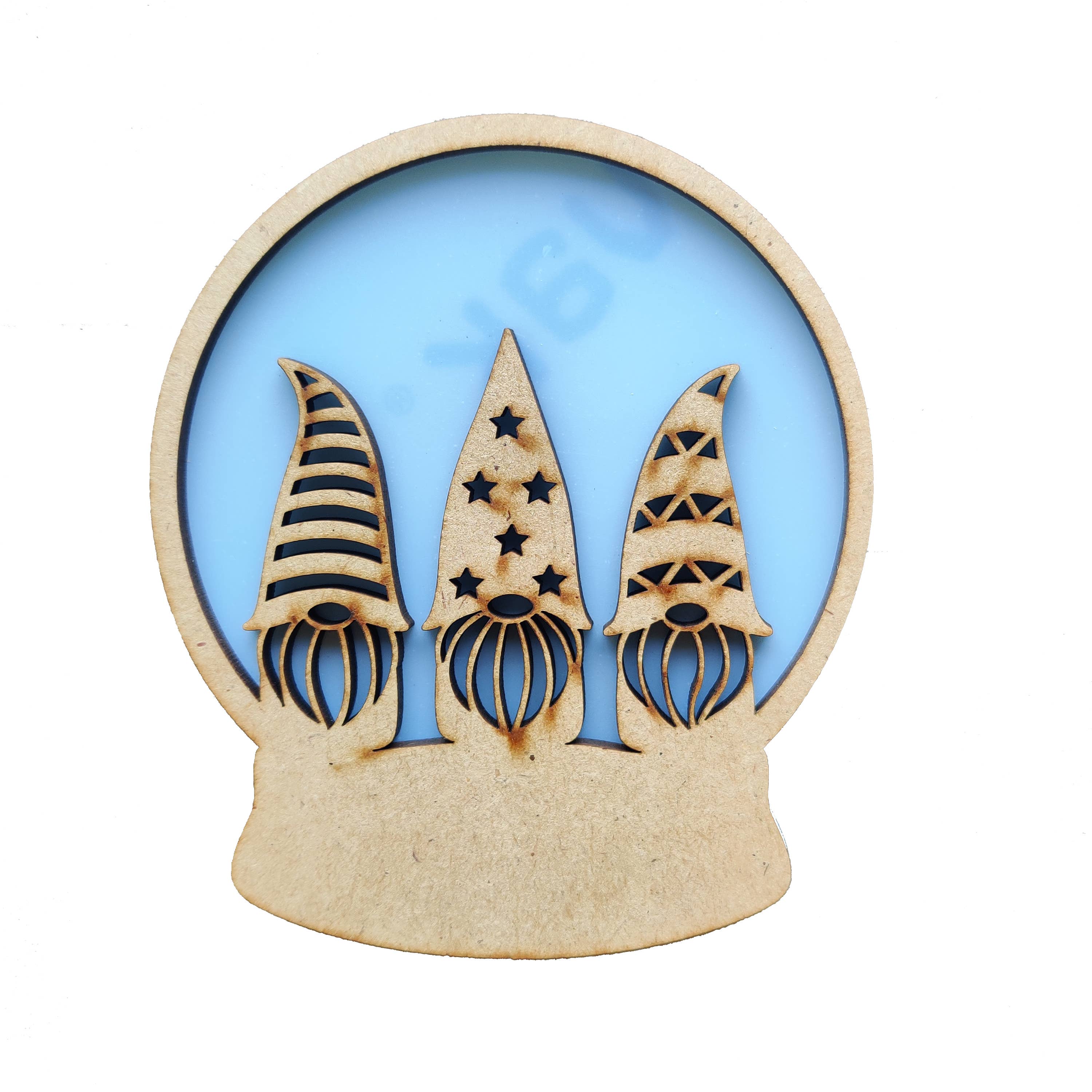 Evyre Scrapbooking – wholesale Hantverkstillbehör – Shaker Tomtar Snö Boll - Stor, DM 3mm0