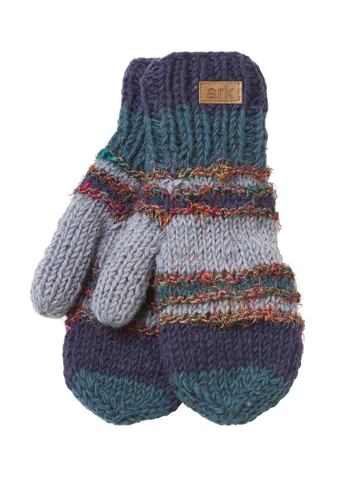 Ark Imports – wholesale Mittens – Unisex – Swool Stripe Mittens8